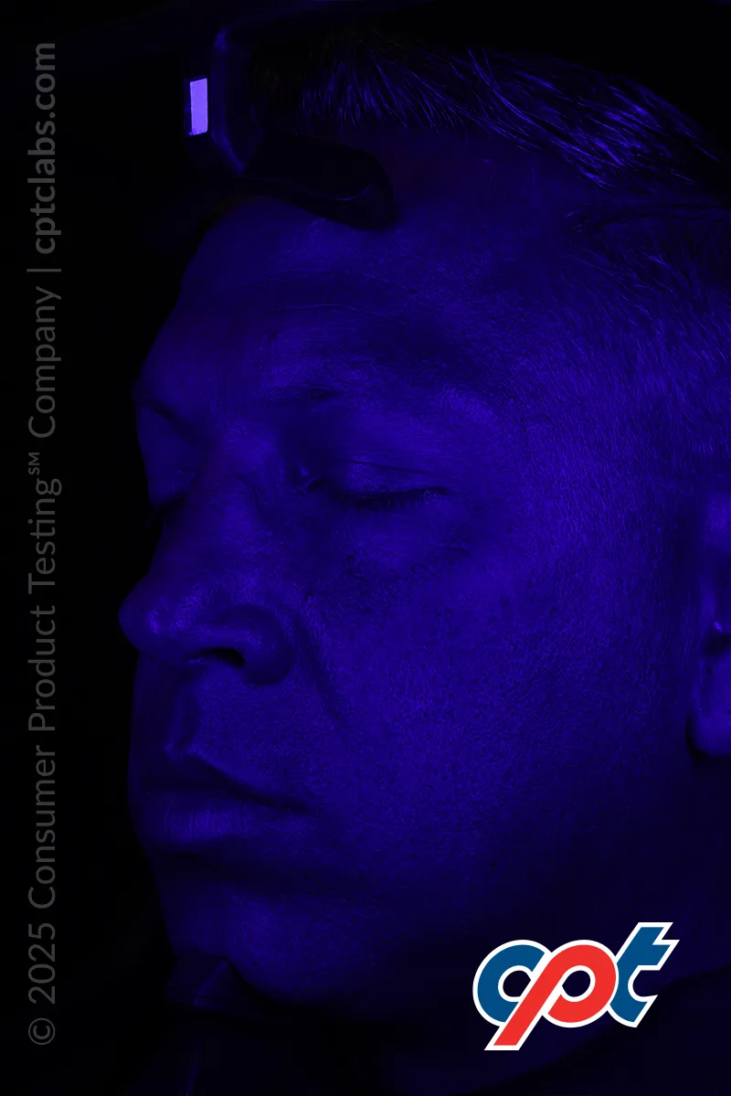 Lighting Mode: NB Blue Absorption
Allows for superior visualization of invisible spots